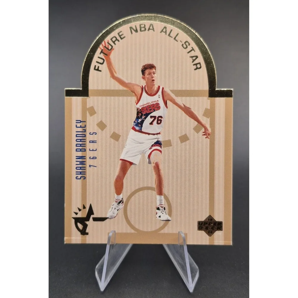 1993-94 Upper Deck Shawn Bradley #E14 Future NBA All-Star Die-Cut 76ers
